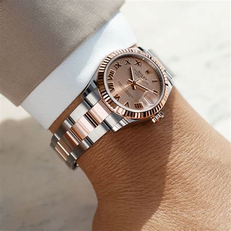 rolex black face rose gold 31|rolex datejust everose gold.